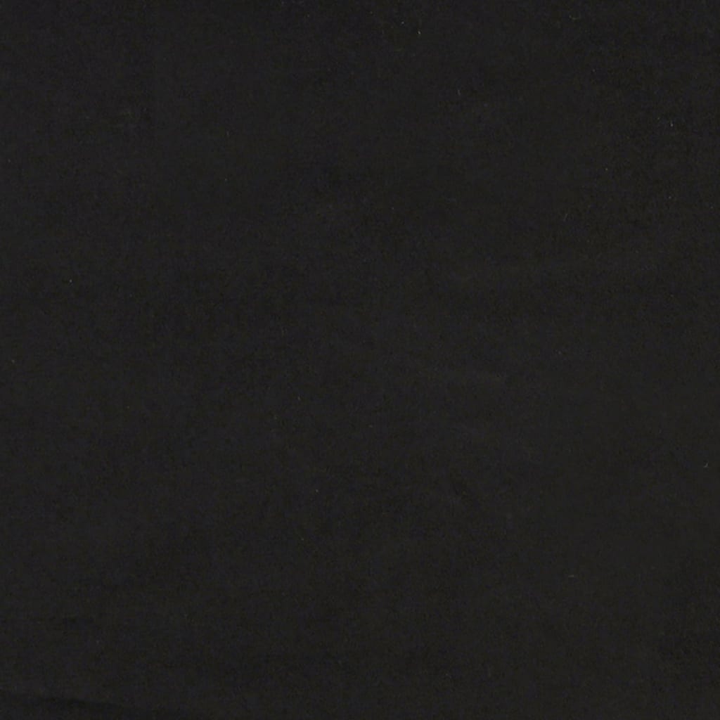 Letto con Materasso Nero 140x190 cm in Velluto - homemem39