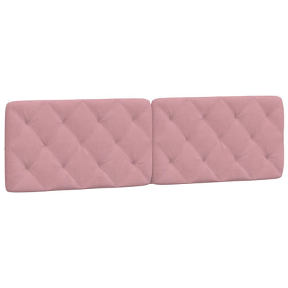 Letto con Materasso Rosa 180x200 cm in Velluto - homemem39