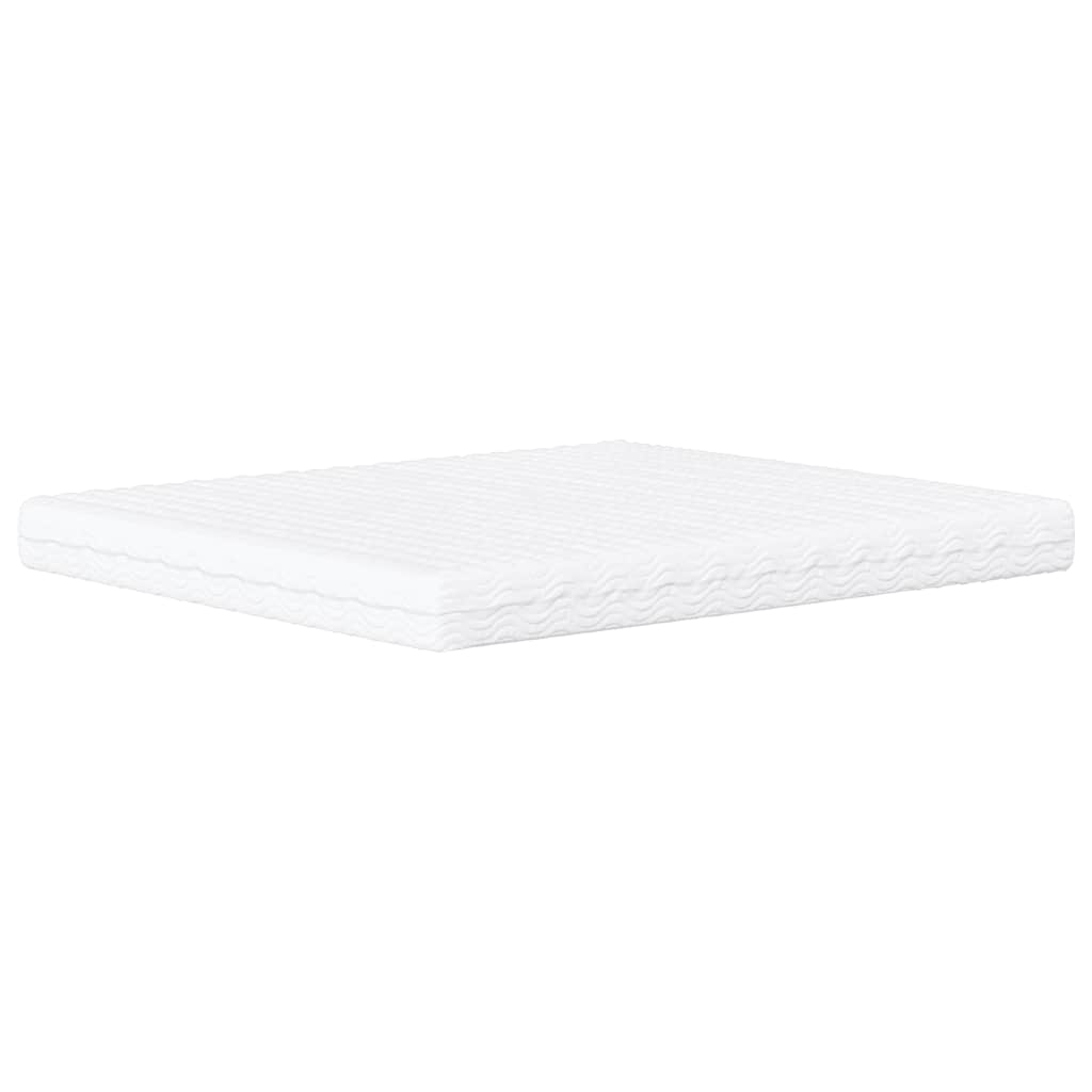 Letto con Materasso Blu 200x200 cm Velluto
