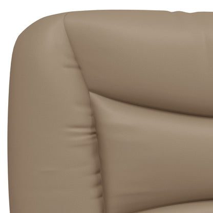 Letto con Materasso Hvar Cappuccino 140x200cm Similpelle | homemem39