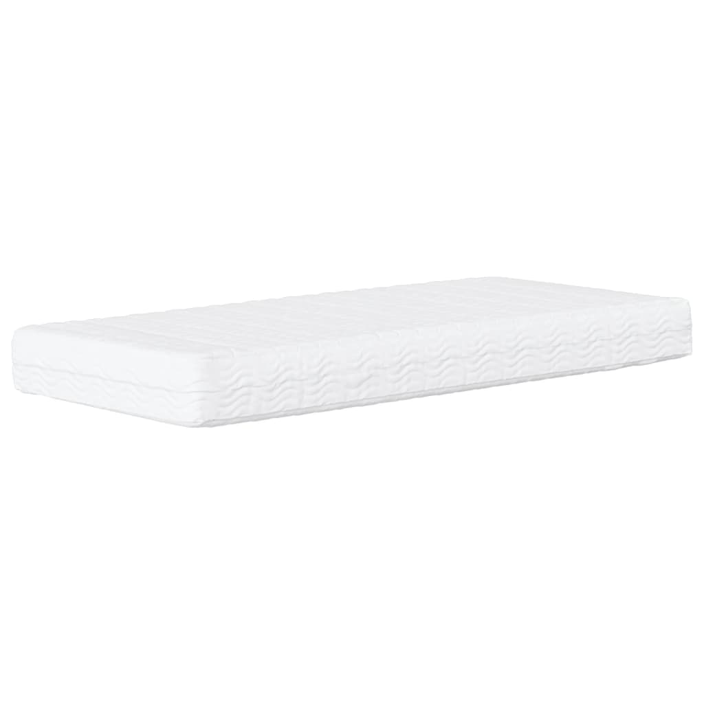 Letto Viana con Materasso Grigio 90x190 cm in Similpelle | homemem39