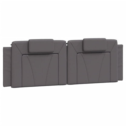 Letto Viana con Materasso Grigio 160x200 cm in Similpelle | homemem39