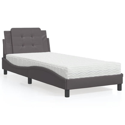 Giroletto senza Materasso Zadar Grgio 80x200 cm in Similpelle