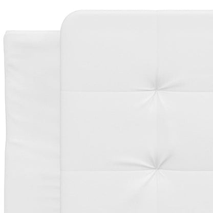 Giroletto senza Materasso Zadar Bianco 90x190 cm in Similpelle