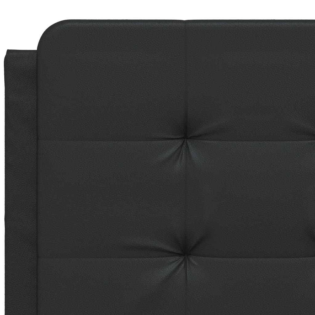 Giroletto senza Materasso Zadar Nero 140x190 cm in Similpelle | homemem39