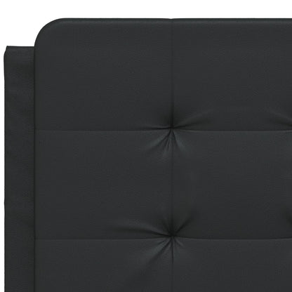 Giroletto senza Materasso Zadar Nero 140x190 cm in Similpelle | homemem39