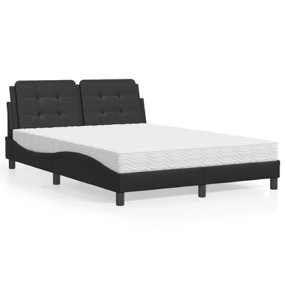 Giroletto senza Materasso Zadar Nero 140x190 cm in Similpelle | homemem39