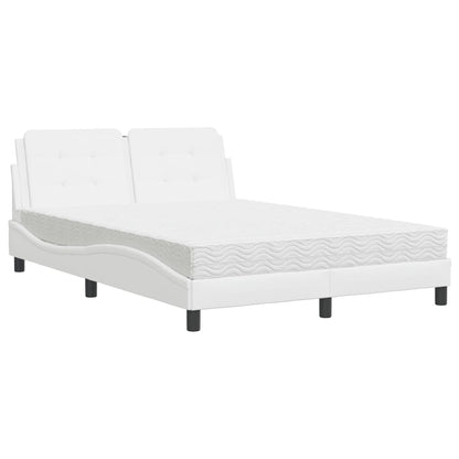 Giroletto senza Materasso Zadar Bianco 140x190 cm in Similpelle - homemem39