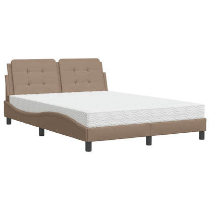 Giroletto senza Materasso Zadar Cappuccino 140x190cm Similpelle | homemem39