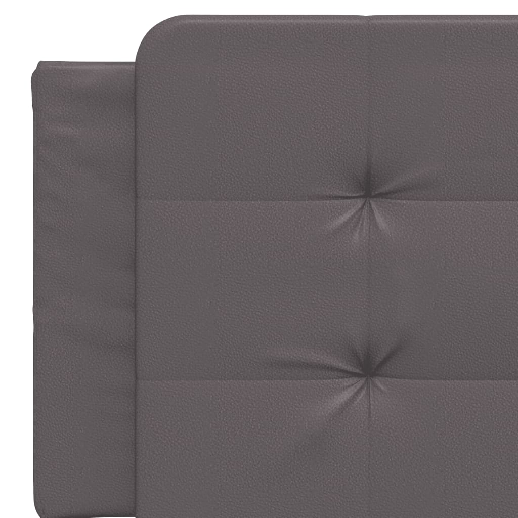Letto con Materasso Zadar Grigio 160x200 cm in Similpelle | homemem39