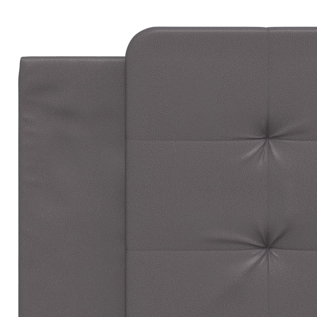 Letto con Materasso Zadar Grigio 180x200 cm in Similpelle | homemem39