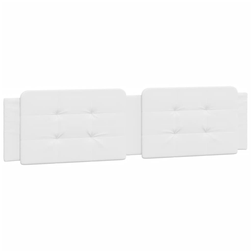 Letto con Materasso Zadar Bianco 200x200cm in Similpelle | homemem39