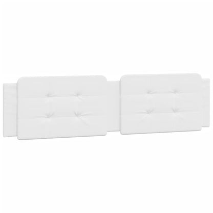 Letto con Materasso Zadar Bianco 200x200cm in Similpelle | homemem39