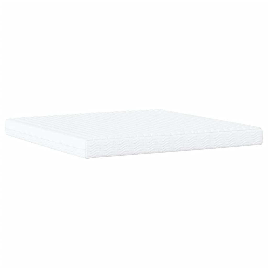 Letto con Materasso Zadar Bianco 200x200cm in Similpelle | homemem39