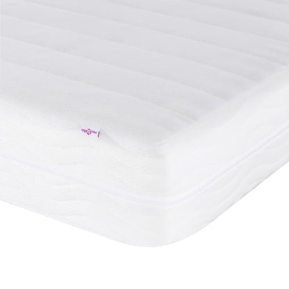 Letto con Materasso Zadar Bianco 200x200cm in Similpelle | homemem39