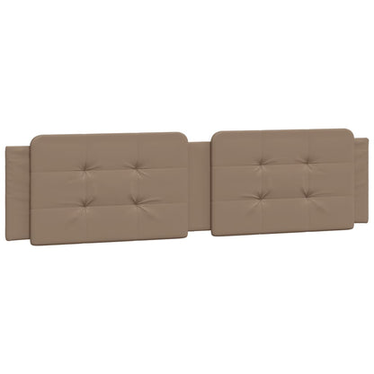 Letto con Materasso Cappuccino 200x200cm Similpelle