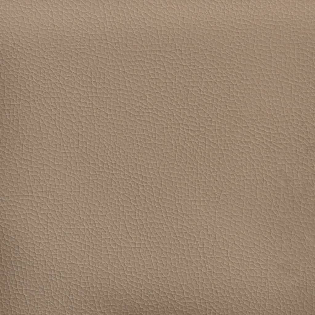 Letto con Materasso Cappuccino 200x200cm Similpelle