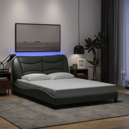 Giroletto con LED senza Materasso Hvar Grigio Scuro 120x200 cm | homemem39