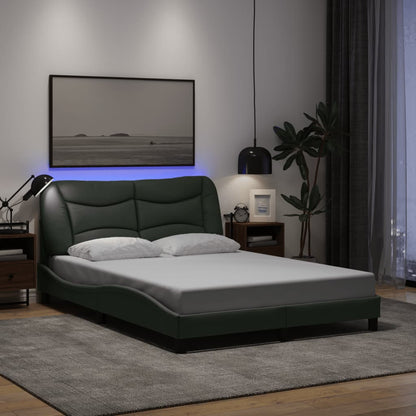 Giroletto con LED senza Materasso Hvar Grigio Scuro 140x190 cm
