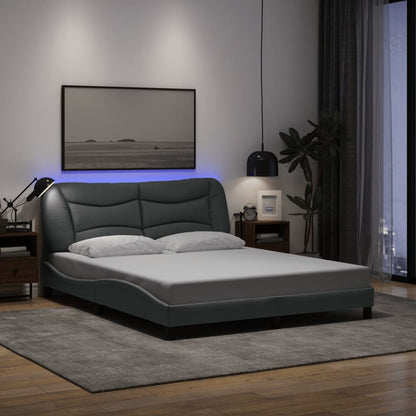Giroletto con LED senza Materasso Hvar 160x200 cm Tessuto