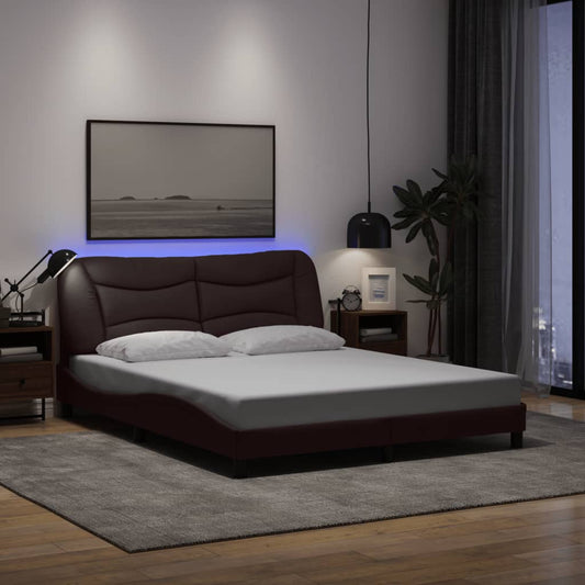 Giroletto con LED senza Materasso Hvar 160x200 cm Tessuto