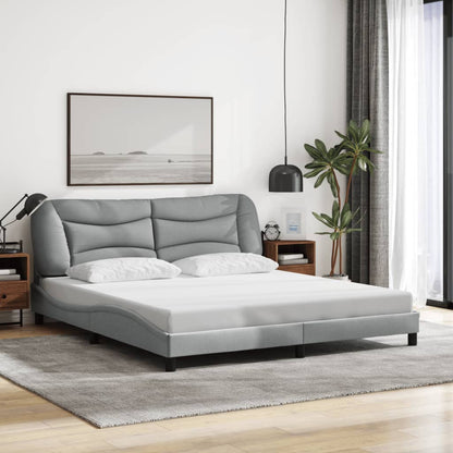 Giroletto con LED senza Materasso Hvar 180x200 cm in Tessuto | homemem39