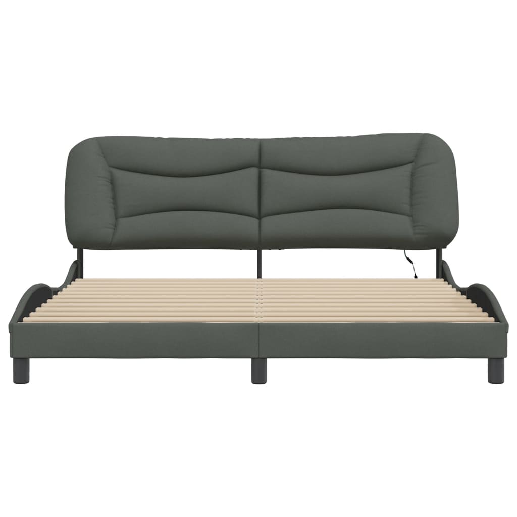 Giroletto con LED senza Materasso Hvar 180x200 cm Tessuto | homemem39
