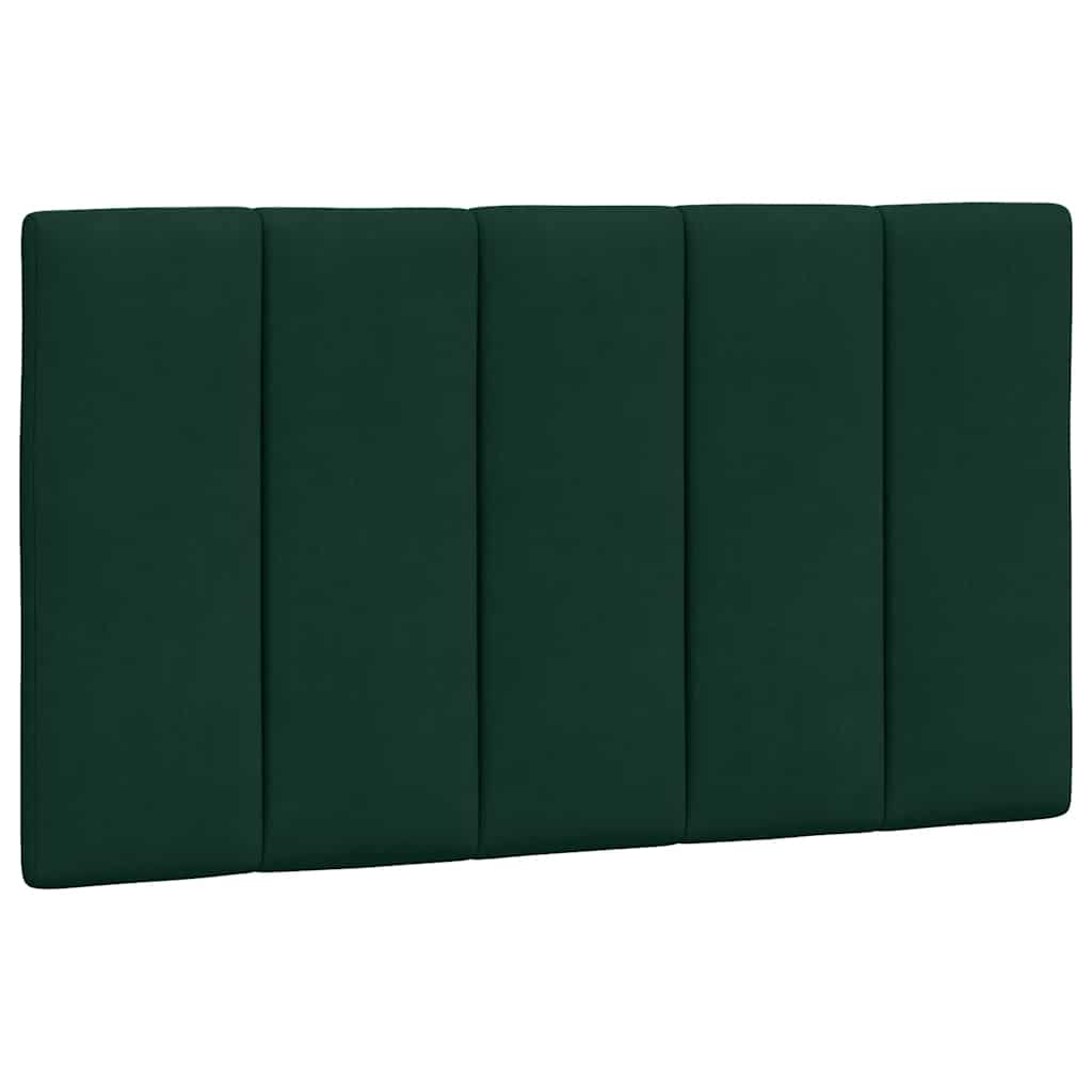 Giroletto con LED senza Materasso Hanko Verde Scuro 90x190 cm in Velluto | homemem39