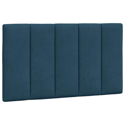 Giroletto con LED senza Materasso Hanko Blu 90x190cm in Velluto