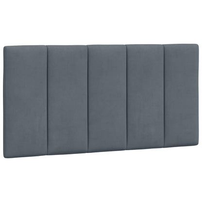 Giroletto con Luci LED Grigio Scuro 100x200 cm in Velluto