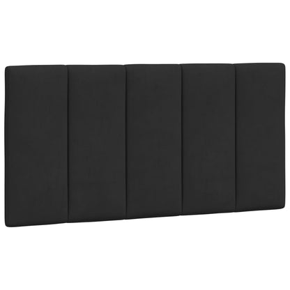 Giroletto con LED senza Materasso Hanko Nero 100x200 cm Velluto