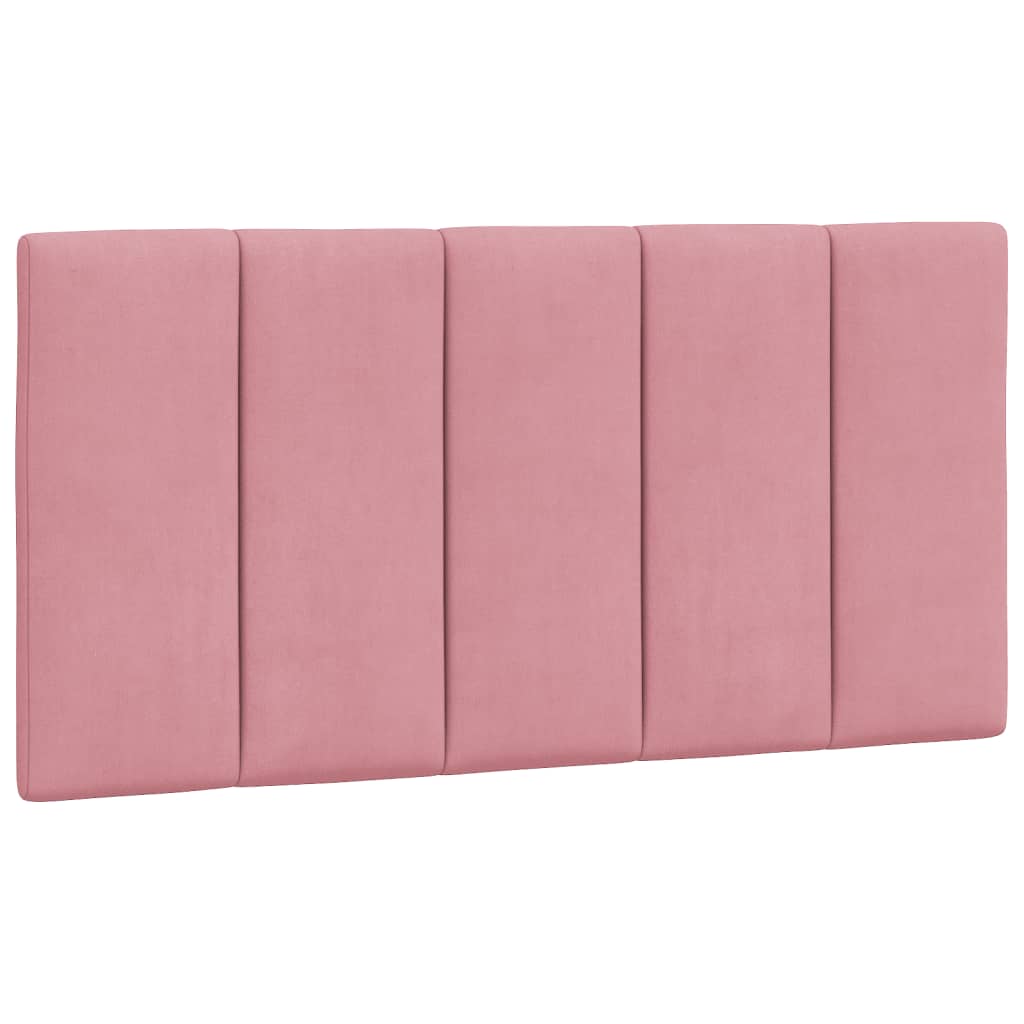 Giroletto con LED senza Materasso Hanko Rosa 100x200 cm Velluto