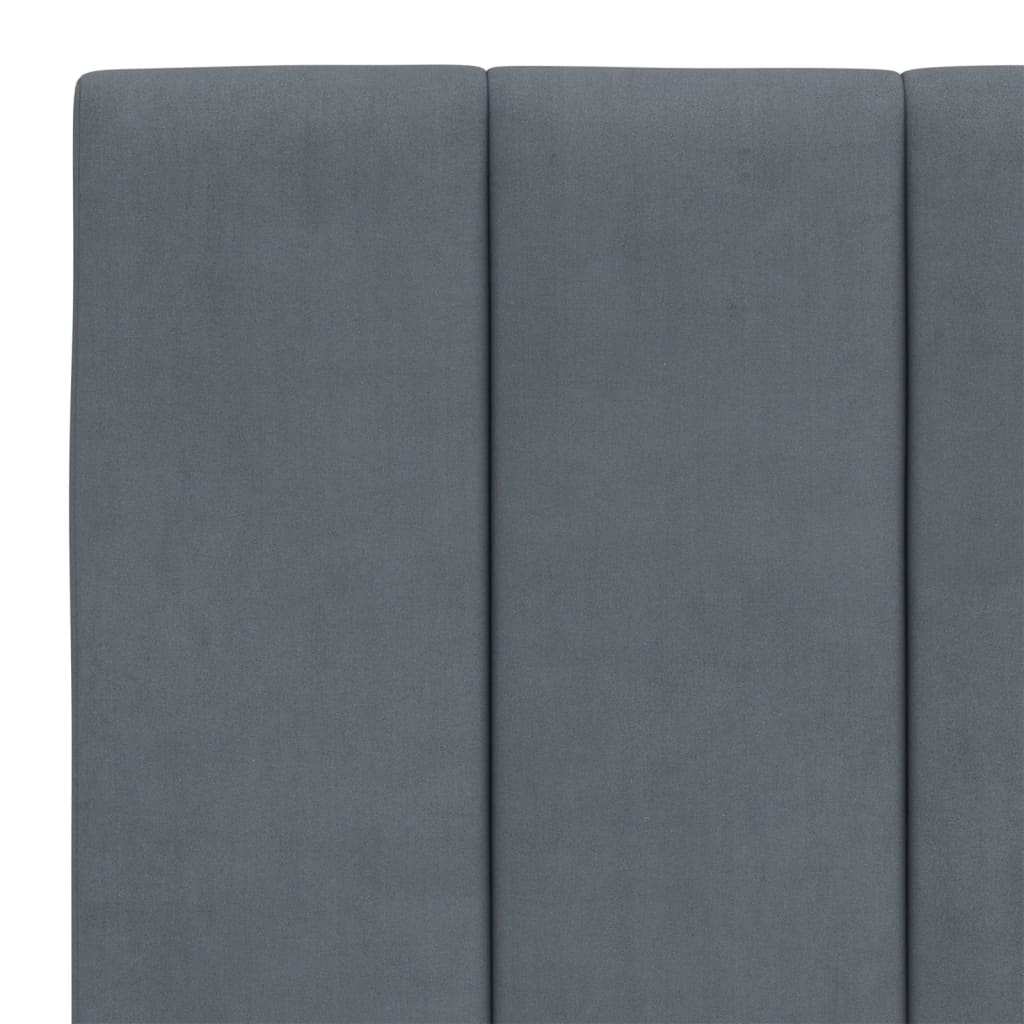 Giroletto con LED senza Materasso Hanko Grigio Scuro 120x200 cm