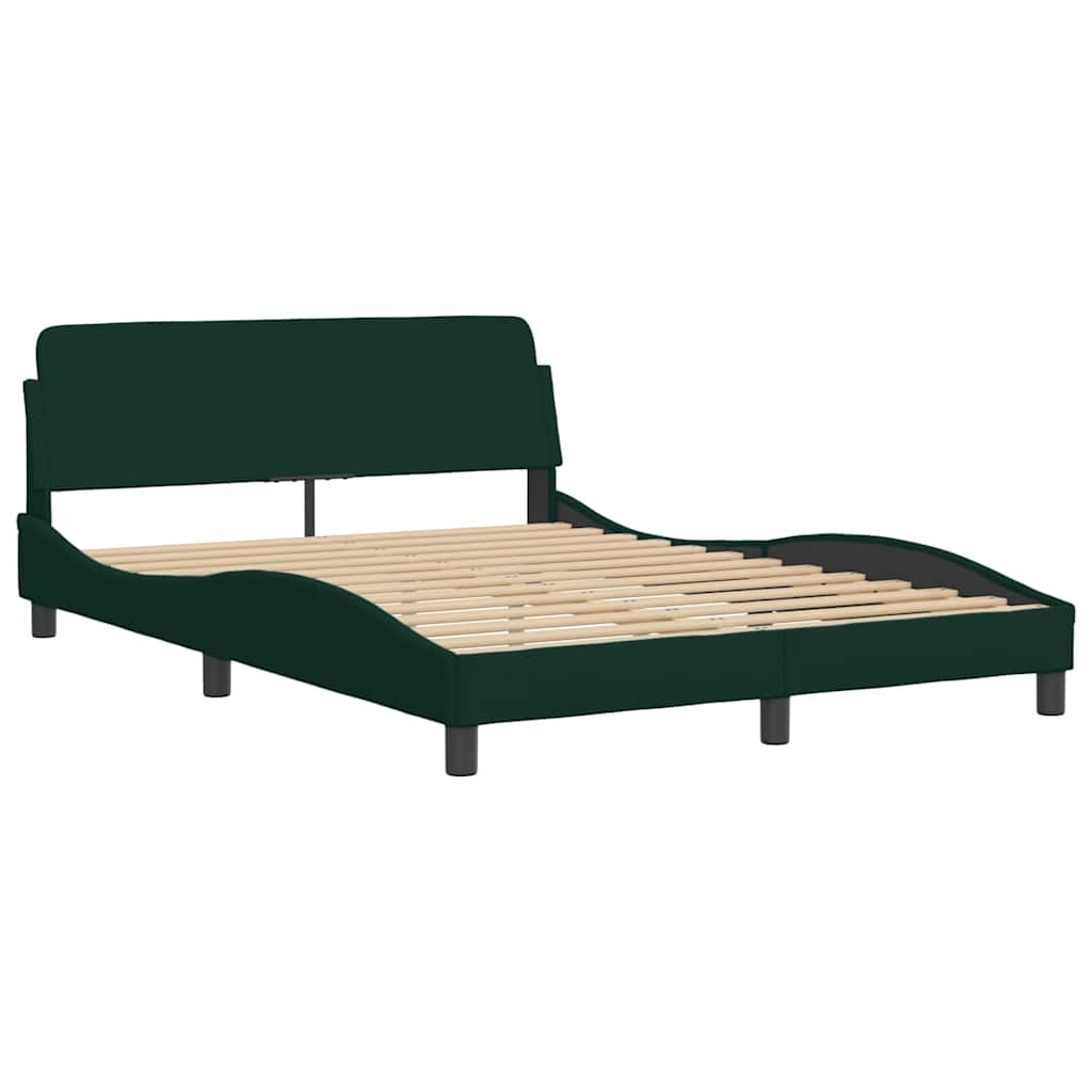 Giroletto con LED senza Materasso Hanko Verde Scuro 120x200 cm