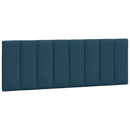 Giroletto con LED senza Materasso Hanko Blu 120x200 cm Velluto