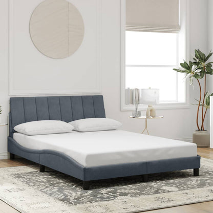 Giroletto con LED senza Materasso Hanko Grigio Scuro 140x190 cm