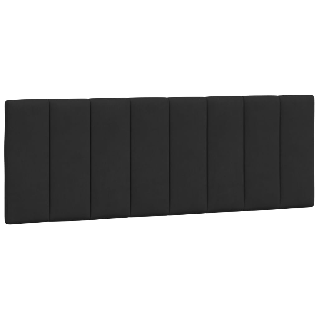 Giroletto con LED senza Materasso Hanko Nero 140x190 cm in Velluto - homemem39