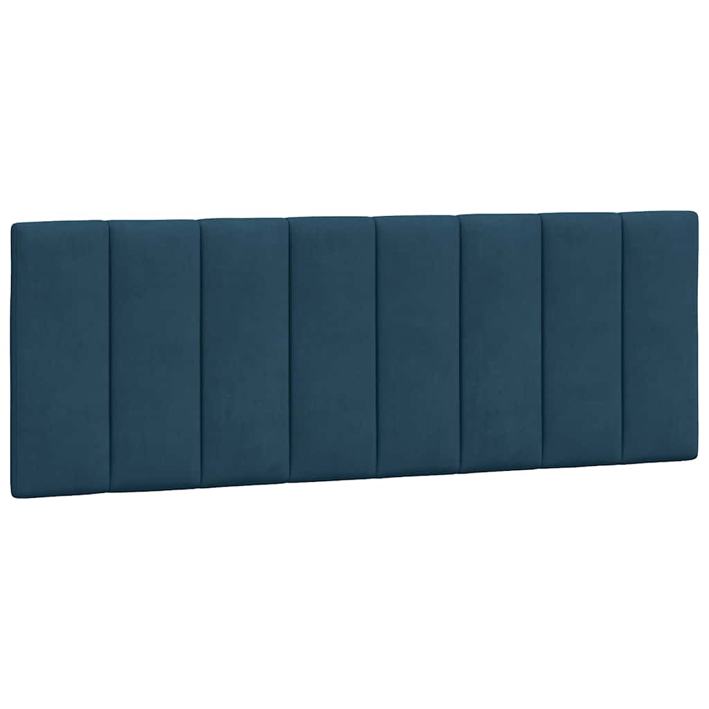 Giroletto con LED senza Materasso Hanko Blu 140x190 cm in Velluto | homemem39