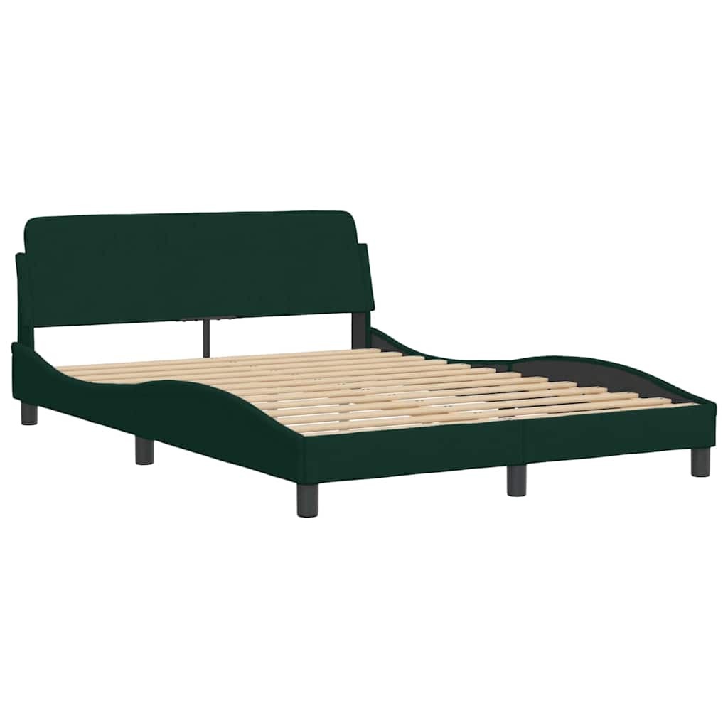 Giroletto con LED senza Materasso Hanko Verde Scuro 140x200 cm