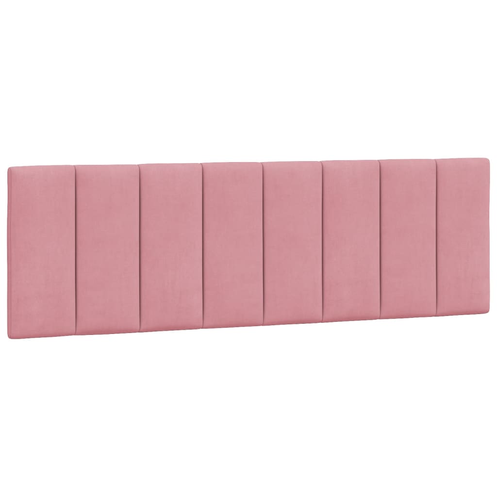Giroletto con LED senza Materasso Hanko Rosa 160x200 cm Velluto