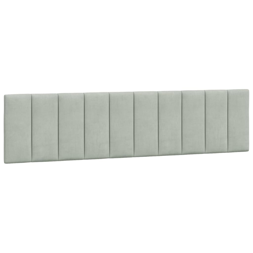 Giroletto con LED senza Materasso Hanko Grigio Chiaro 200x200cm