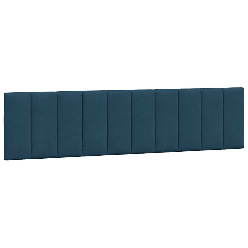 Giroletto con LED senza Materasso Hanko Blu 200x200 cm Velluto