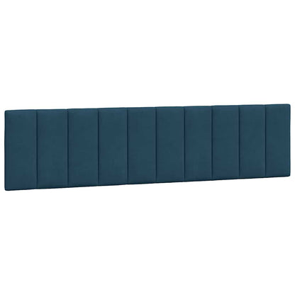 Giroletto con LED senza Materasso Hanko Blu 200x200 cm Velluto