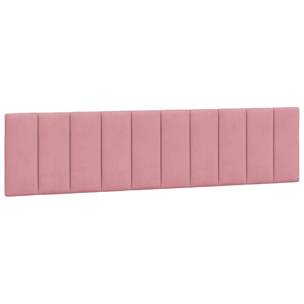 Giroletto con LED senza Materasso Hanko Rosa 200x200 cm Velluto