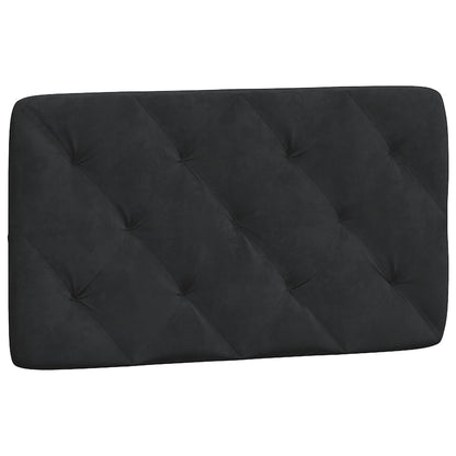Giroletto con LED senza Materasso Nero 80x200 cm in Velluto