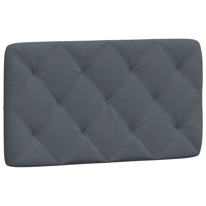 Giroletto con LED senza Materasso Grigio Scuro 90x190 cm in Velluto | homemem39
