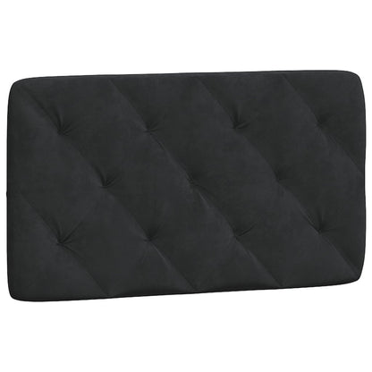 Giroletto con LED senza Materasso Nero 90x190 cm in Velluto