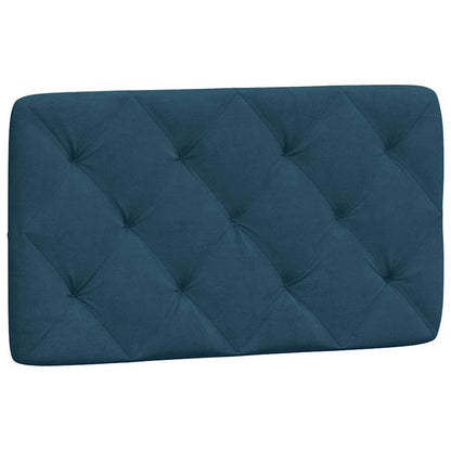 Giroletto con LED senza Materasso Blu 90x190 cm in Velluto