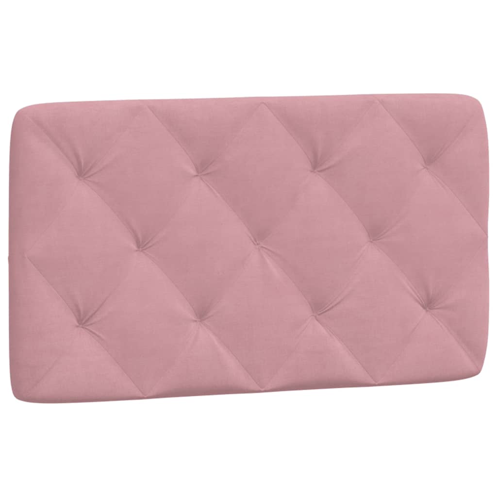 Giroletto con LED senza Materasso Rosa 90x190 cm in Velluto