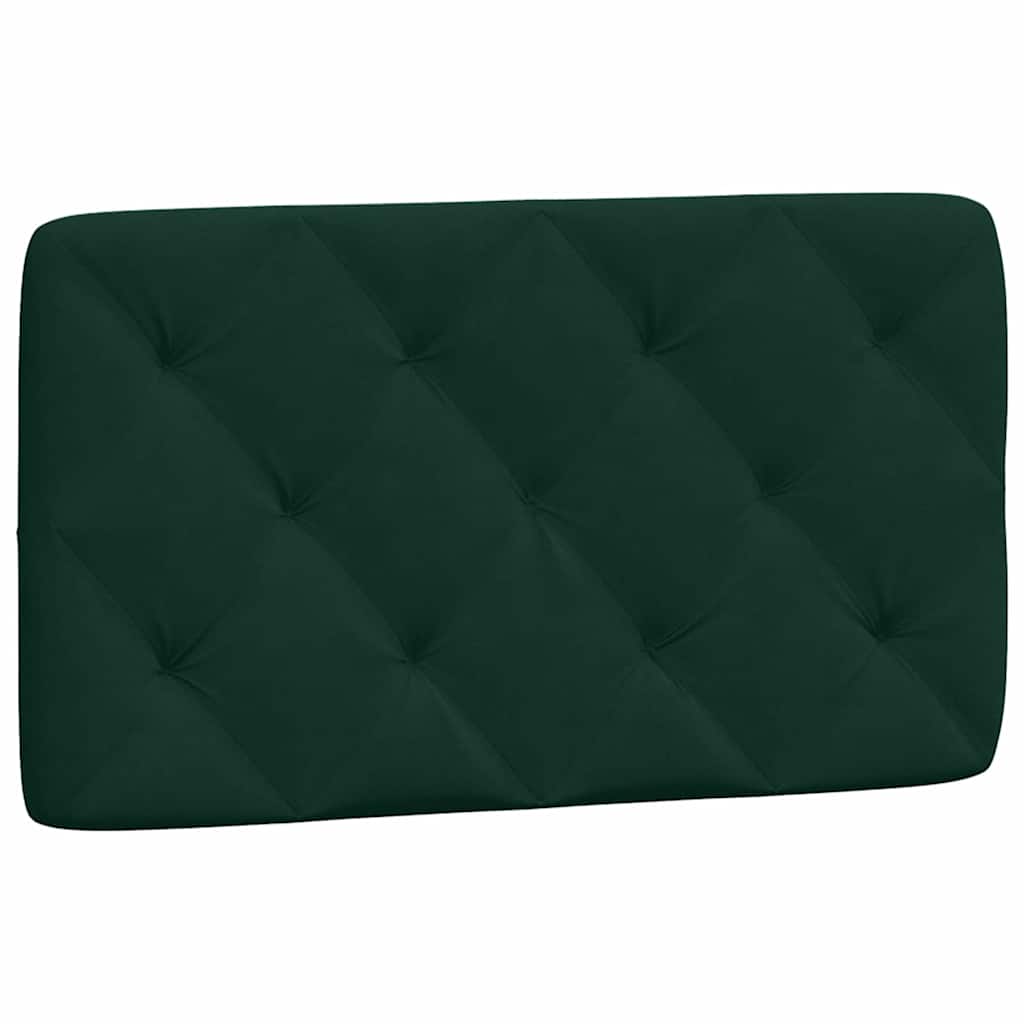 Giroletto con LED senza Materasso Verde Scuro 90x200 cm Velluto